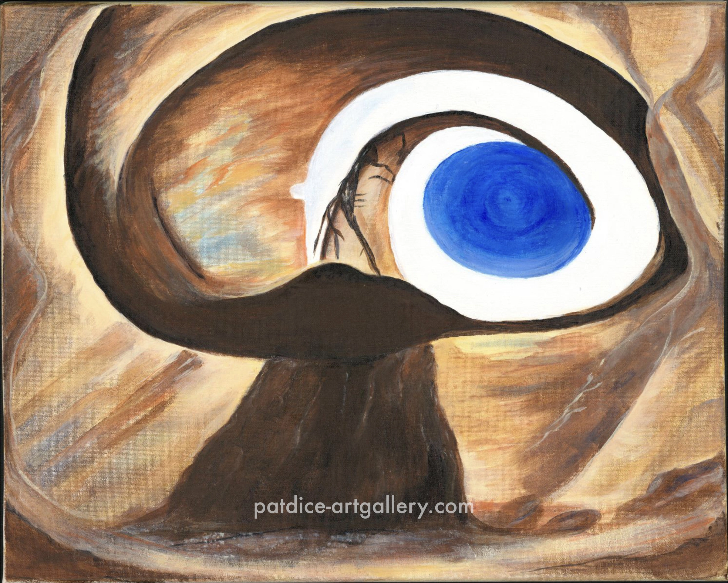 Blue Eye Surrounded by Brown Eyes — full resolution
