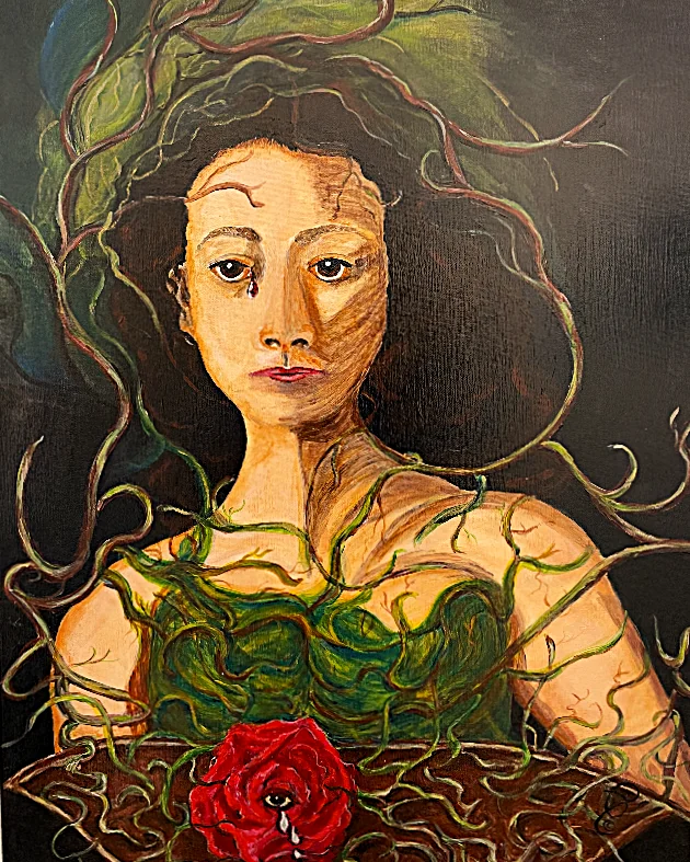 TRAPPED ROSE
